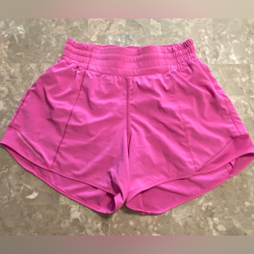 lululemon athletica Vibrant Pink Athletic Shorts